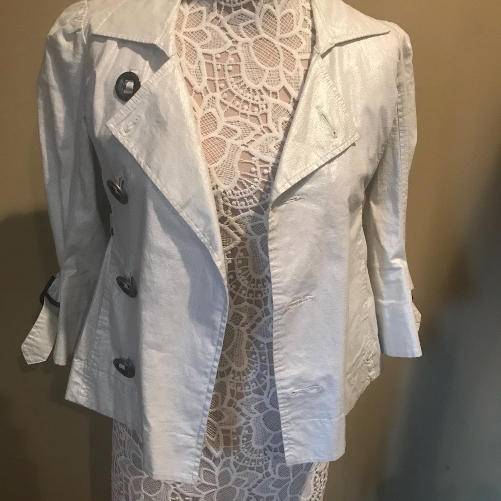 NWOT-Buffalo David Bitton white jacket